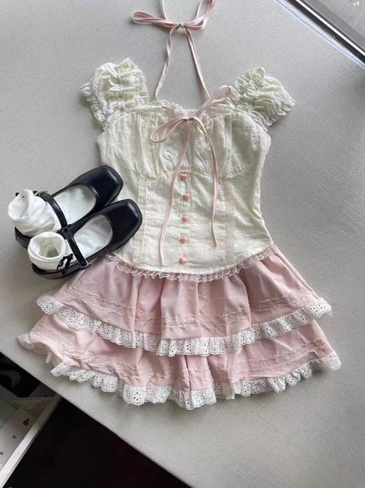 Shoujo little red strawberries set