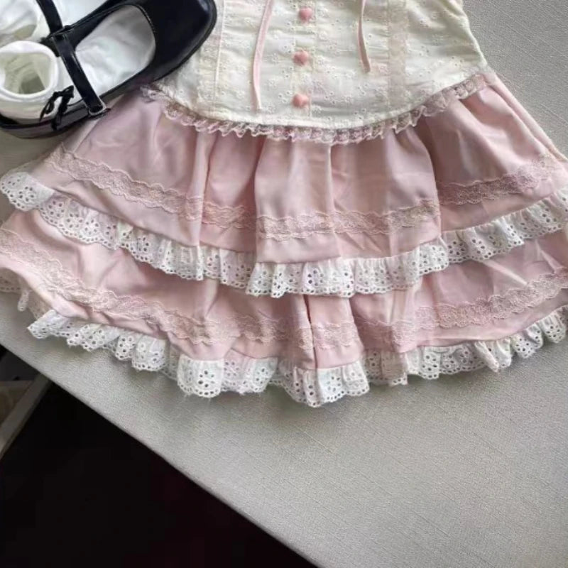 Shoujo little red strawberries set