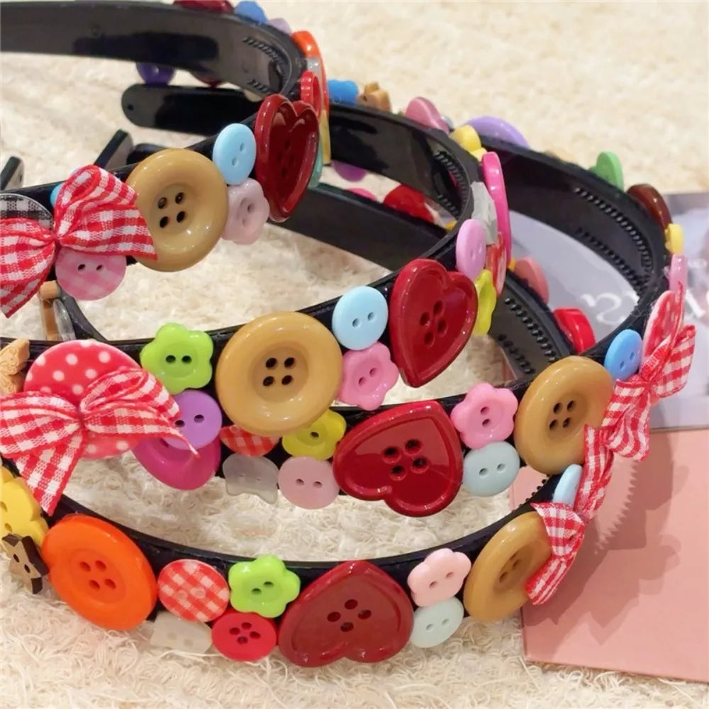 Button headband