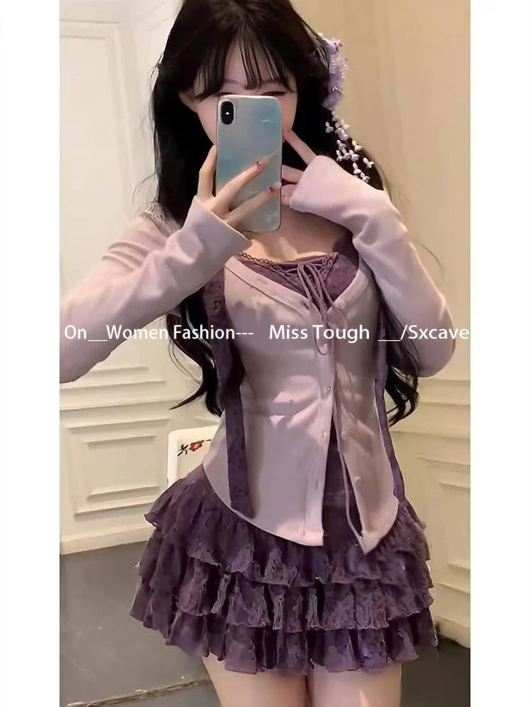 purple shoujo set