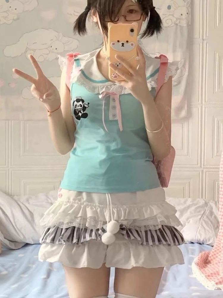 soft piano kawaii skirt