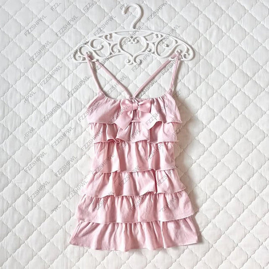 Pinky fairy princess bow top
