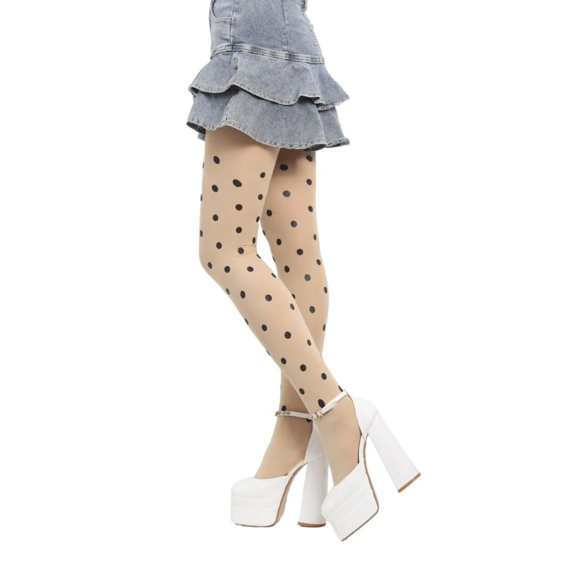 Polka dot leggings