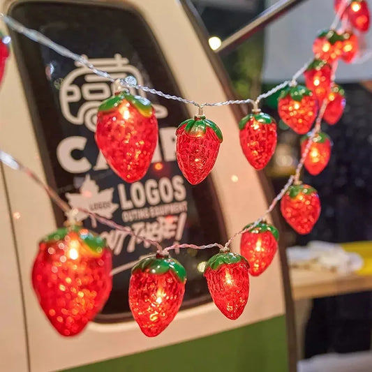 6.5FT 0LEDS Strawberry String Lights