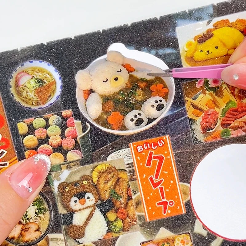 30 pcs foodz & more sticker book