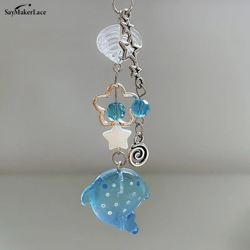 Cute ocean shark trinket