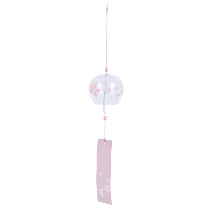 1PC Japanese Style Glass Wind Sakura Chimes