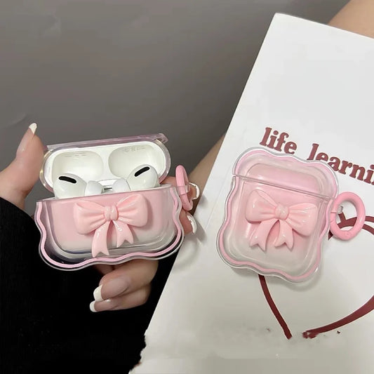 Bow coquette AirPods case