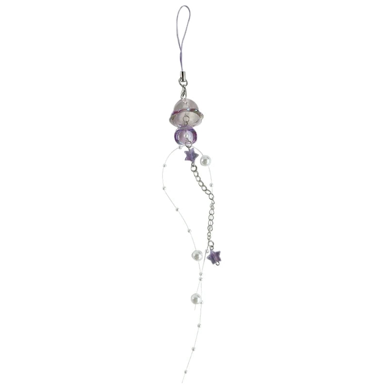 Jellyfish phone charms