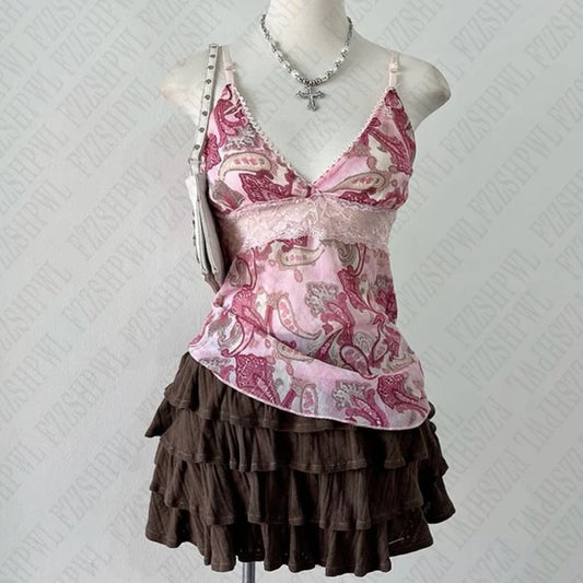 Harajuku Pink blossom top