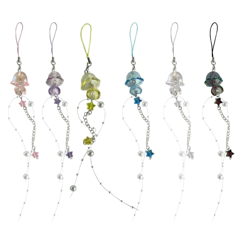 Jellyfish phone charms