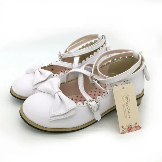 shoujo lolita bow shoes
