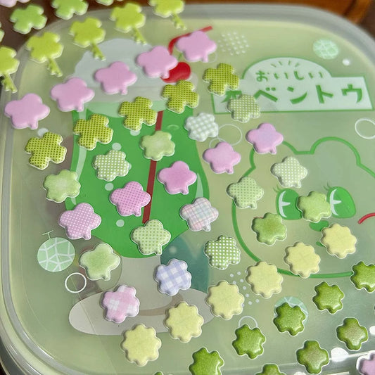 Lucky 3D clover stickers