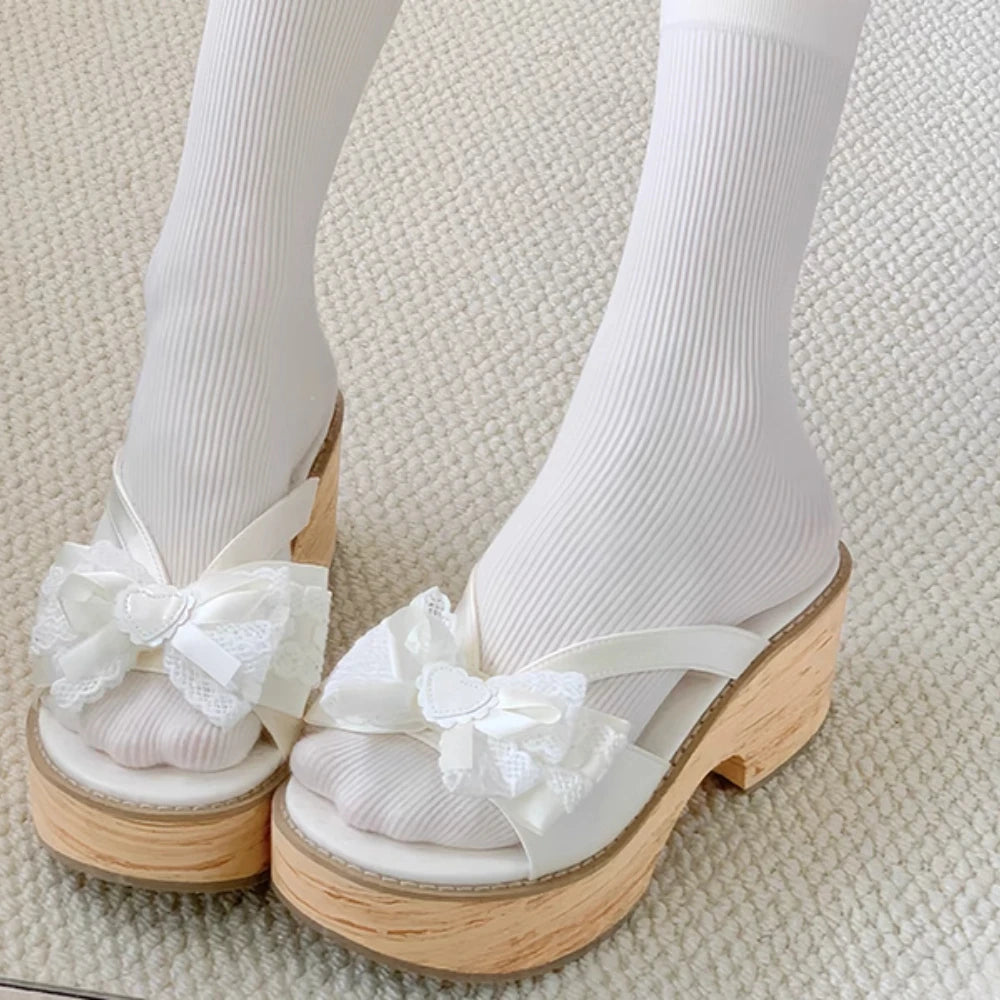 Japanese Lolita Sandals bow