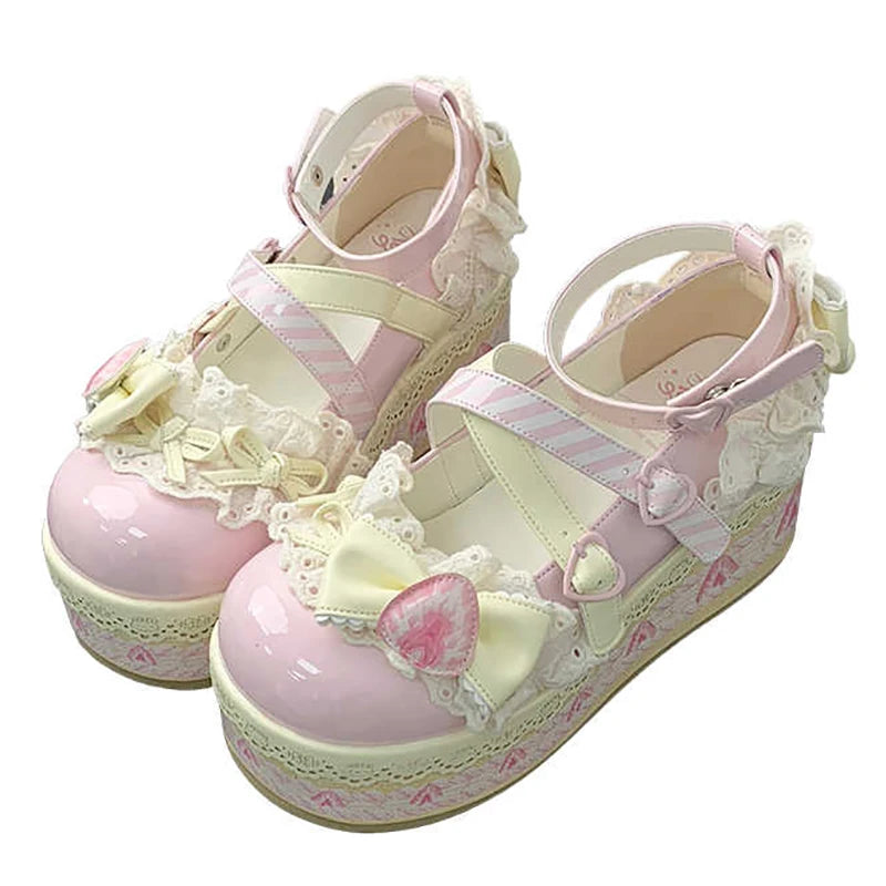 Kawaii Lolita Strawberry shortcake shoes