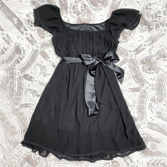 Lacy black dress