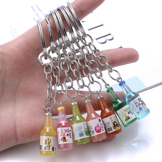 bottle trinkets rainbow