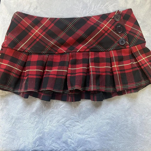 Downtown plaid rebel skirt