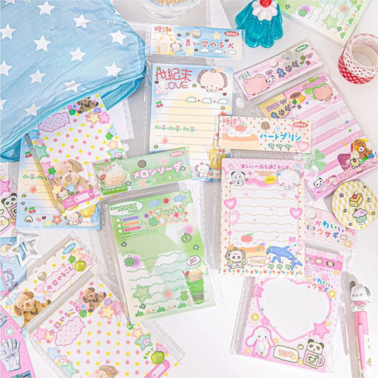 50 Sheets soft colored memopads