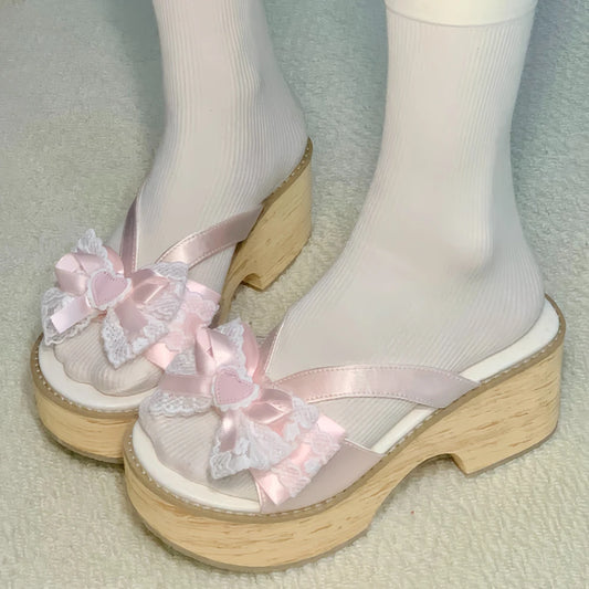 Japanese Lolita Sandals bow