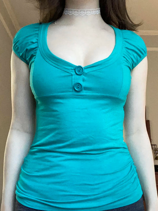 Frutiger Aero buttoned up shirt