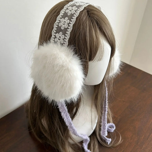 Lace Whisper Earmuffs
