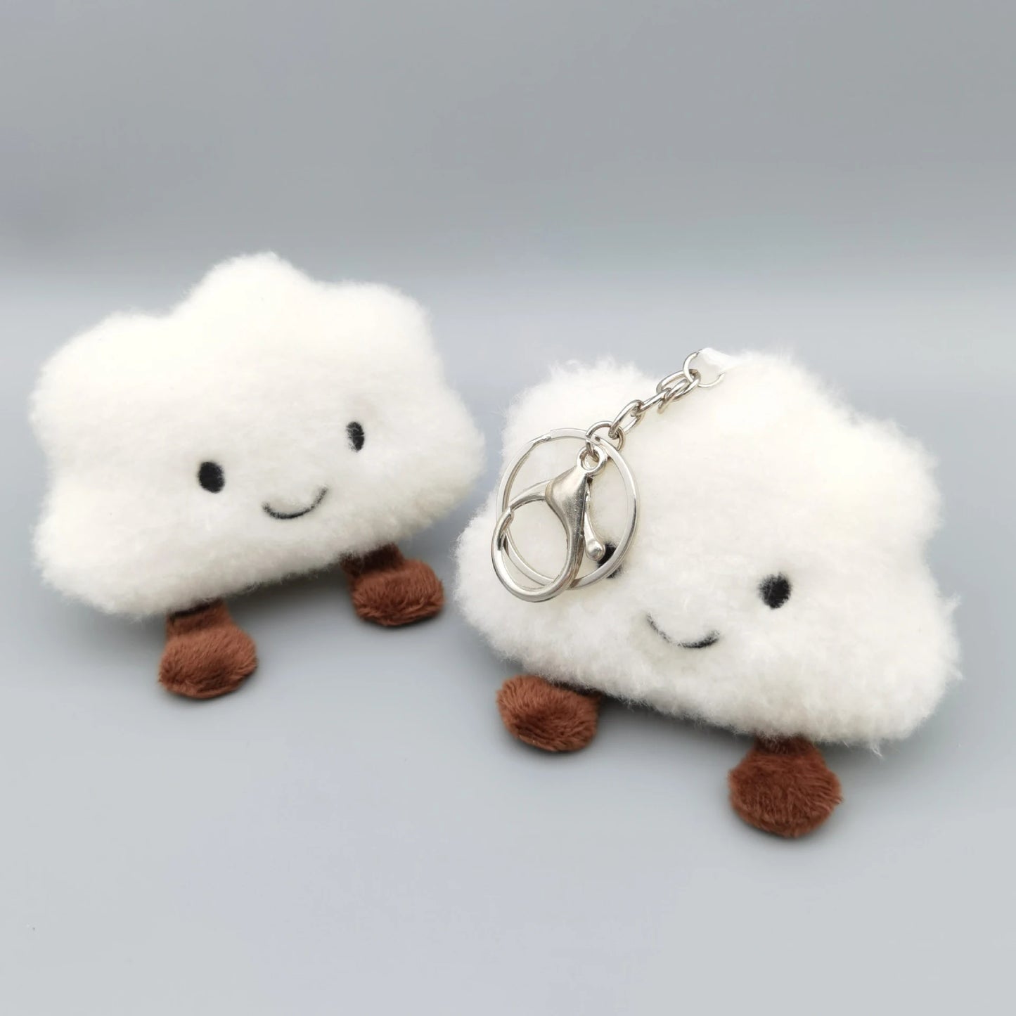 Cloudy friend keychain